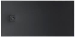 Roca Terran-N Stonex zuhanytálca 120x70 cm csúszásgátló felülettel és lefolyóval, fekete APA014B02BC01400 (APA014B02BC01400)