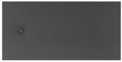 Roca Terran-N Stonex zuhanytálca 120x75 cm csúszásgátló felülettel és lefolyóval, onyx APA014B02EE01640 (APA014B02EE01640)