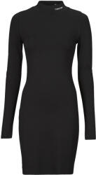 Calvin Klein Rochii scurte Femei LOGO ELASTIC MILANO DRESS Calvin Klein Jeans Negru EU L