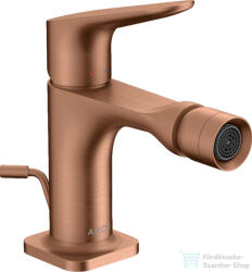 Hansgrohe AXOR Citterio M bidé csaptelep automata leeresztővel, szálcsiszolt vörös arany hatású 34210310 (34210310)