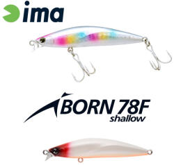 IMA IBORN 78F SHALLOW 78mm 8.5gr 002 Red Head Pearl OB (IB78FS-002)