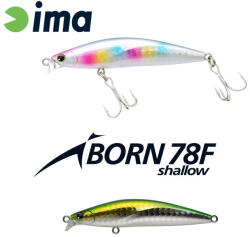 IMA IBORN 78F SHALLOW 78mm 8.5gr 009 Green Back Shiner (IB78FS-009)