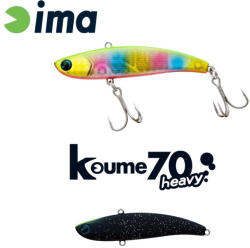 IMA KOUME VIBRATION 70 HEAVY 70mm 18gr 119 Matt Night Black (KH70-119) - koi-farm