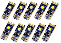 Autolife T10-3535-3SMD - T10/W5W Helyzetjelző - CANBUS - 12/24V - 10DB-os (19353_alf)
