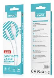 BW00 BWOO BO-X172C USB kábel, USB-A - USB-C, (1 méter 3A), fehér