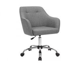 SONGMICS Irodai forgószék vászon huzattal, szürke (OBG019G01V1)