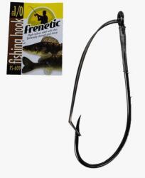 Frenetic horog FS609 black nikkel bokorugrú akadásmentes horog 1/0, 4db/csomag (02 FS6091-0)