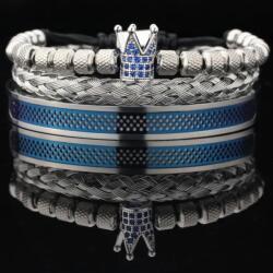 HARAHU ES-34377 karkötők - Ezüst/Kék KP34377