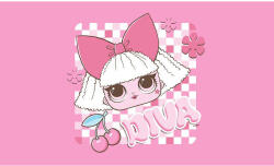 LOL Surprise Diva kéztörlő, arctörlő, törölköző 30x50 cm - lord