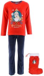  DISNEY Disney Jégvarázs meleg PLÜSS pizsama mikulás csizmával, 5-6 év (116 cm)