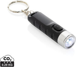 XD Collection Globix RCS újrah. műanyag USB tölthető kulcstartó zseblámpa (P514.0201)