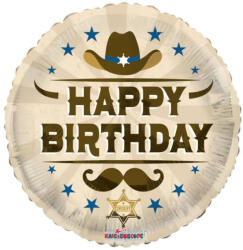 Conver Fólia lufi, 18"/45cm, gömb alakú, HB, Sheriff