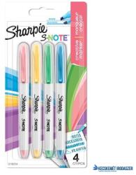 Sharpie Rostirón készlet, vágott, SHARPIE "S-Note", 4 különböző szín (SR2138234) - kecskemetirodaszer