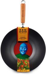 KEN HOM Klasszikus Tapadásmentes Szénacél Wok 35cm (Ken Hom) (5011268846823  (6db))