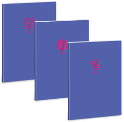 Ars Una Ars Una Soft Touch Violet Spring A/4 extra kapcsos füzet-vonalas (AA_53112460)