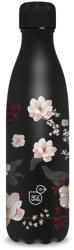 Ars Una duplafalú fémkulacs-500 ml - Flowery black (AA_55813747)