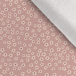 Takoy French terry Takoy 150cm flori miniaturale roz vechi
