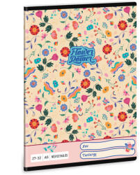 Ars Una Ars Una Flower Power A/5 négyzethálós füzet 27-32 (AA_53632609)