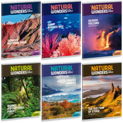 Ars Una Ars Una Natural Wonders A/4 extra kapcsos füzet-négyzethálós (AA_53121028)