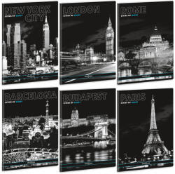 Ars Una Ars Una Cities by Night A/5 extra kapcsos füzet-sima (AA_53151926)