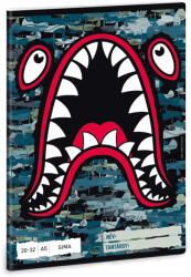 Ars Una Ars Una Flying Sharks A/5 sima füzet 20-32 (AA_53610010)