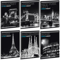 Ars Una Ars Una Cities by Night A/5 extra kapcsos füzet-sima (AA_93159333)