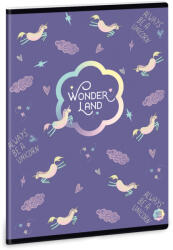 Ars Una Ars Una Wonderland Unicorn A/5 extra kapcsos füzet-vonalas (AA_93139427)