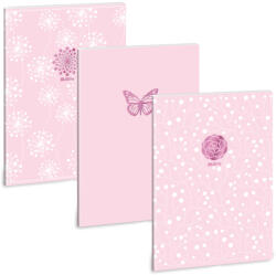 Ars Una Ars Una Soft Touch Pink Spring A/4 extra kapcsos füzet-ponthálós (AA_53102423)