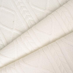 Takoy Kötött anyag / jacquard csavart mintás Big fehér színű