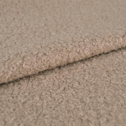 Takoy Bouclé (Buklé) soft kabátszövet világosbarna színű