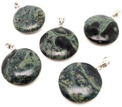 R. M. ékszer Lencse medál jáspis kambaba (MDG) (021253)