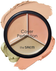 the SAEM Cover Perfection Triple Pot Korrektor 01 Correct Beige