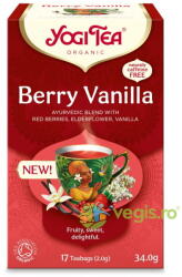 YOGI TEA Ceai cu Fructe de Padure si Vanilie Berry Vanilla 17dz