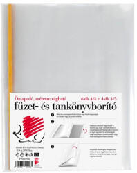 ICO Füzet- és Tankönyvborító Ico Süni A/4 6 db +A/5 4 db (öntapadós) 10 db/csomag (PAP0019-0107)
