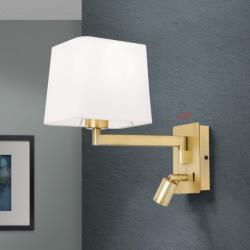 Orion Aplica cu brat reglabil si reader LED CARLTON alama/alb (WA 2-1469/1 MS-matt OR)