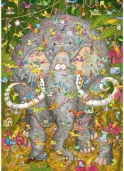 Heye - Puzzle Degano: Viața elefantului - 1 000 piese Puzzle