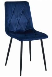 Scaun Bucatarie Si Dining LIBRA Catifea Bleumarin