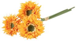 Chaks Buchet de flori artificiale - Gerbera galbenă închisă 25 cm