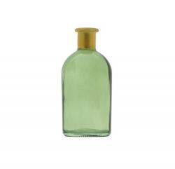 Chaks Vază de sticlă Mini Rosy - Olive 6, 5 x 13 cm