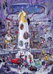 Heye - Puzzle Oesterle: Rocket Launch - 1 000 piese