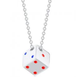 HARAHU Colier Dice - Argintiu KP34212