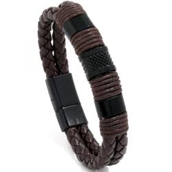 HARAHU Brățară KE-34322 - Maron / Negru KP34322