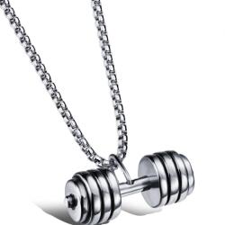 HARAHU Colier Dumbbell - Argintie KP34200