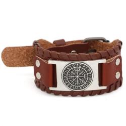 HARAHU Brățară RO-34349 - Maro / Argintie 2 KP34349