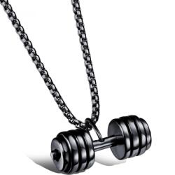 HARAHU Colier Dumbbell - Negru KP34198