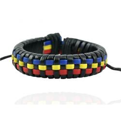 HARAHU Brățară KI-34306 - Neagră / Multicolor KP34306