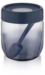 LUXPLASTIC IRIS C-00419 Rainbow indigókék üveg tároló 425ml (C-00419) - bestbyte
