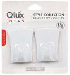 LUXPLASTIC IRIS L-00535 Stack and Lock, egymáshoz rögzíthető tároló, 400ml, fekete (L-00535) - bestbyte