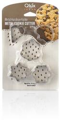 Qlux IDEAS IRIS L-00156 Biscuit süteményvágó forma szett 5 darabos, fém (L-00156) - bestbyte