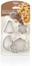 Qlux IDEAS IRIS L-00155 Cookie süteményvágó forma szett 5 darabos, fém (L-00155) - bestbyte